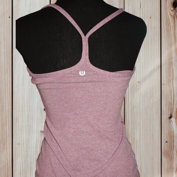 Lululemon, Street Strappy Tank Top, Light Support, Size 6, Purple - Picture 3 of 4